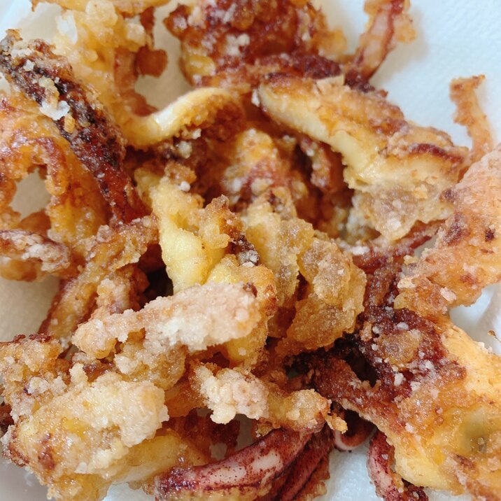 下あじ2個だけ イカゲソ唐揚げ レシピ 作り方 By なつ太郎 楽天レシピ 下あじ2個だけ イカゲソ唐揚げ レシピ 作り方 By なつ太郎 楽天レシピ